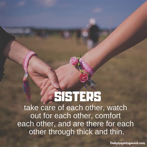 inspirational words for my sister.